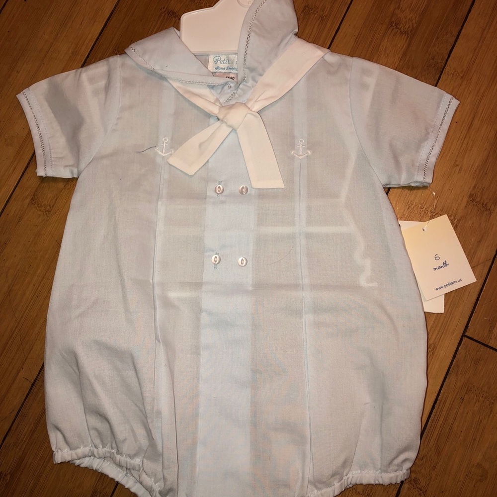 Petit Ami Sailor Bubble 6M BNWT